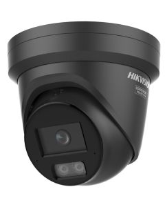 4 MP Smart Hybrid Light with ColorVu Fixed Turret Network Camera Black