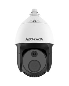 Hikvision DS-2TD4228T-10/S2 PT Series Thermographic Thermal and Optical Bi-Spectrum IP Speed Dome Camera, 10mm Focal Length, IP66, White