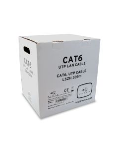 Vista CAT6 UTP 4 Pair Cable 305m PVC Grey Sheath