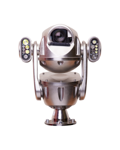 Redvision 30:1 4MP, 316 Stainless Steel Zoom Ball PTZ, IR/ White Light, WIPER